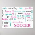 Soccer Poster! Great Way To Display! Poster at Zazzle