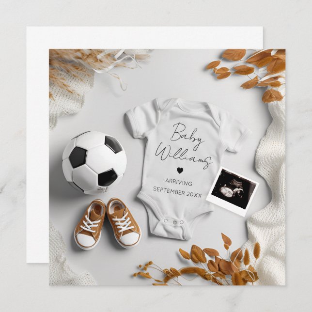 Soccer Pregnancy Announcement (Front/Back)