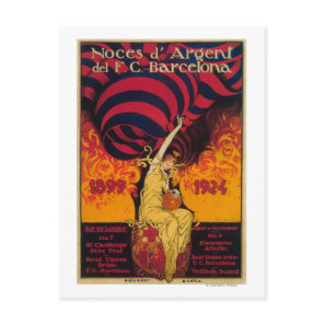 Soccer Promo Poster Postcard