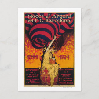 Soccer Promo Poster Postcard