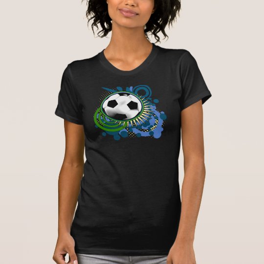 Soccer Punk Circles Blue T-Shirt