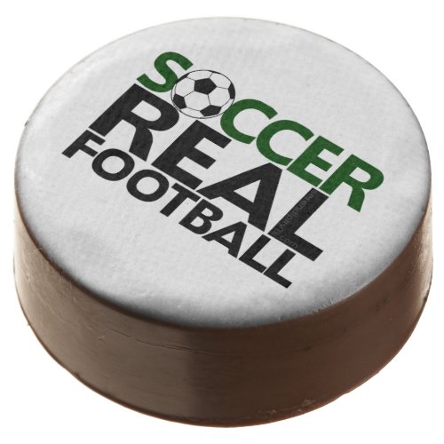 SoccerReal Football Chocolate Covered Oreo