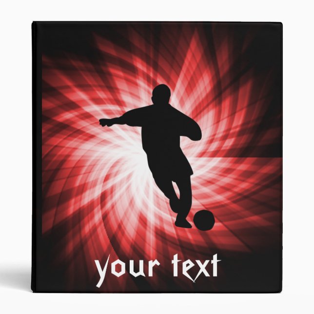 Soccer; red binder (Front)