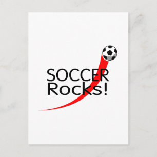 Soccer Rocks Postcard