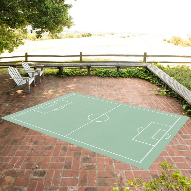 Soccer Rug Carpet - Funny Fun Mini Football Pitch (Insitu (Outdoor 3))