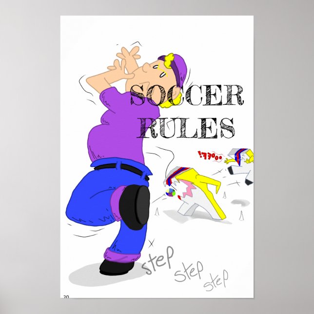 SOCCER RULES 1 POSTER (Front)
