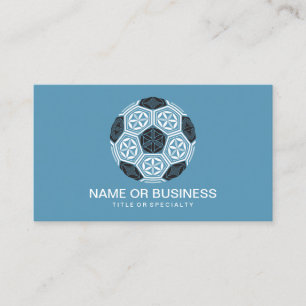soccer sacred geometry business card