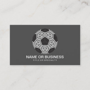soccer sacred geometry business card