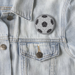 soccer sacred geometry button