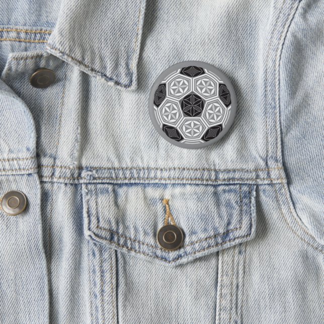 soccer sacred geometry button (In Situ)
