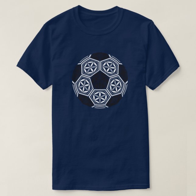 soccer sacred geometry T-Shirt (Design Front)