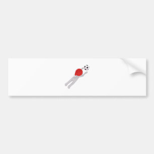 soccer santa claus bumper sticker