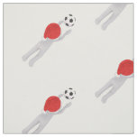 soccer santa claus fabric