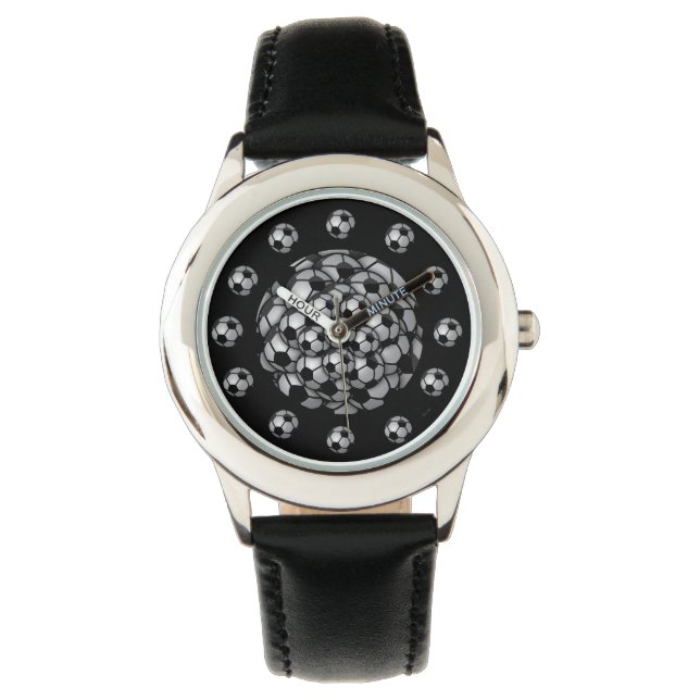 Soccer Season Round Watch (Front)