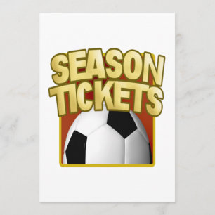 Soccer Season Tickets Invitation