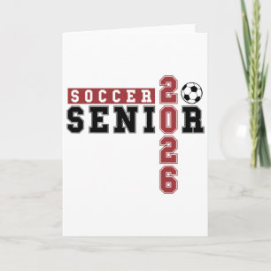 Soccer Senior Night Soccer Senior 2026 Graduation Card