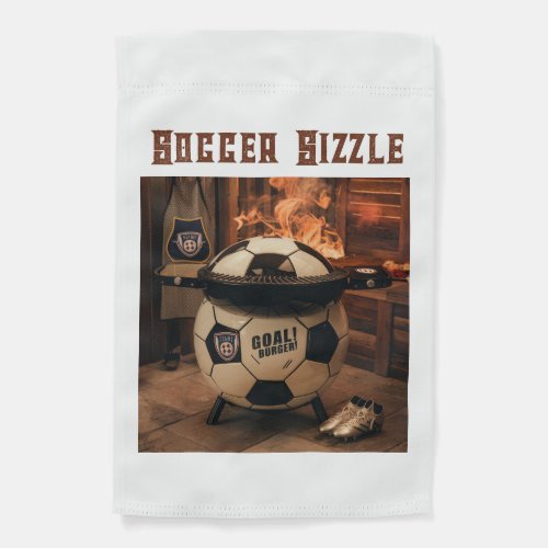 Soccer Sizzle  Garden Flag