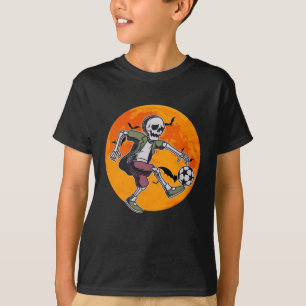 Soccer skeleton - Halloween T-Shirt
