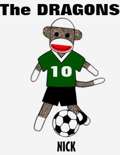 soccer monkey t shirts