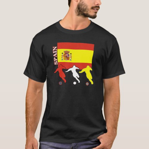 Soccer Spain Dark T_shirt