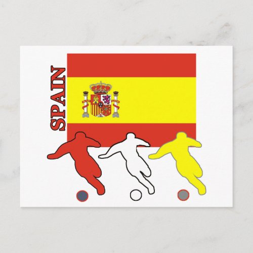 Soccer Spain Postcard