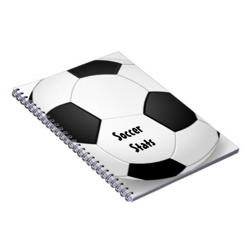 Soccer Spiral-Bound Notebook | Zazzle