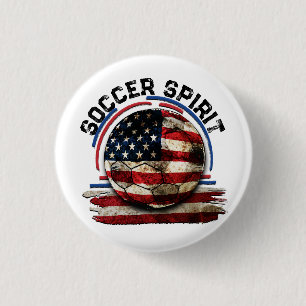 Soccer Spirit USA, American Pride Sports Button