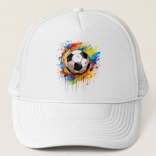 Soccer Splash Trucker Hat