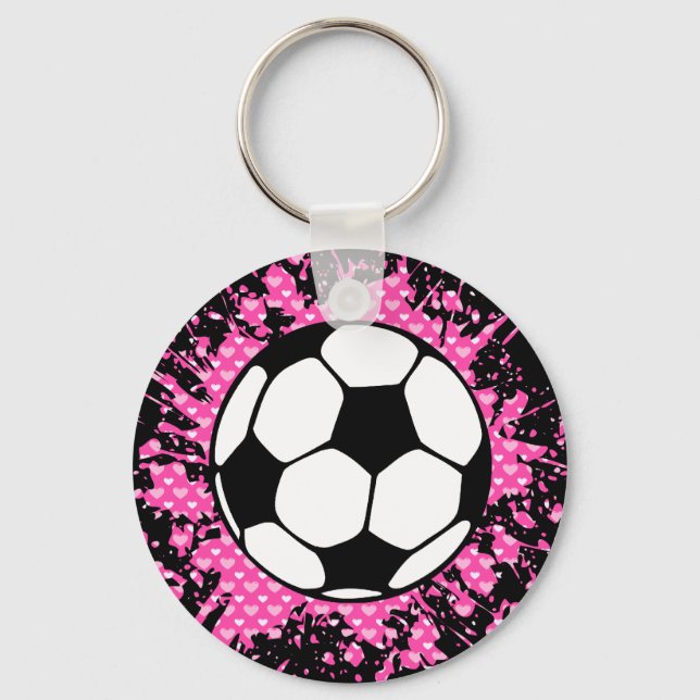soccer splat. keychain (Front)