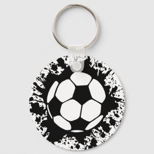 soccer splat. keychain