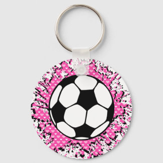 soccer splat. keychain
