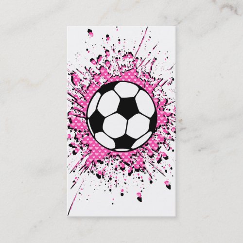 soccer splatz business card templates