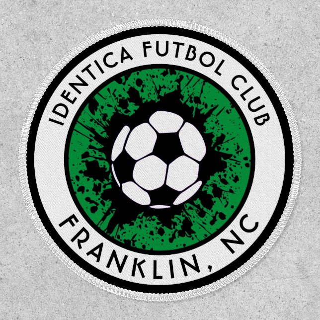SOCCER splatz club patch with location (Front)