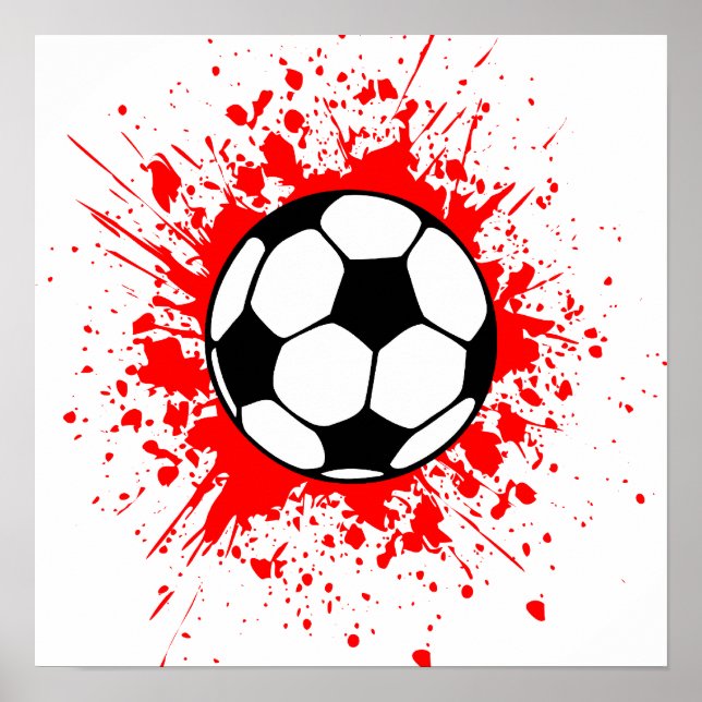 soccer splatz poster (Front)