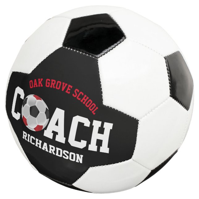 Soccer  Sport Coach - Red Ball (Three Quarter)