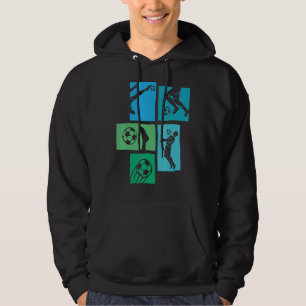 Soccer Sport Goalkeeper Footballer Midfielder Foot Hoodie