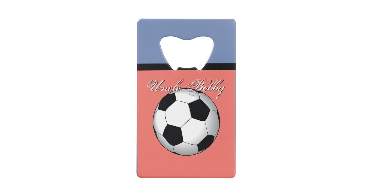 Soccer Wallet Card Insert and Heart Keychain Set