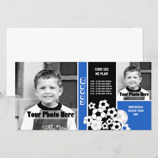 Soccer Sport Schedule (Front/Back)