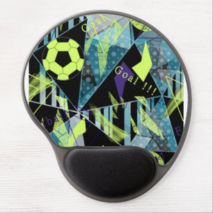 soccer sports ball game gel mouse pad