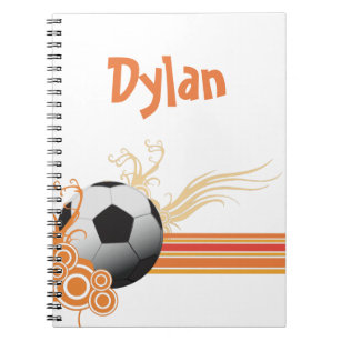 Soccer Sports Ball Game Personalized Name Notebook