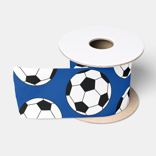 Soccer Sports Birthday Party Satin Ribbon (Spool)