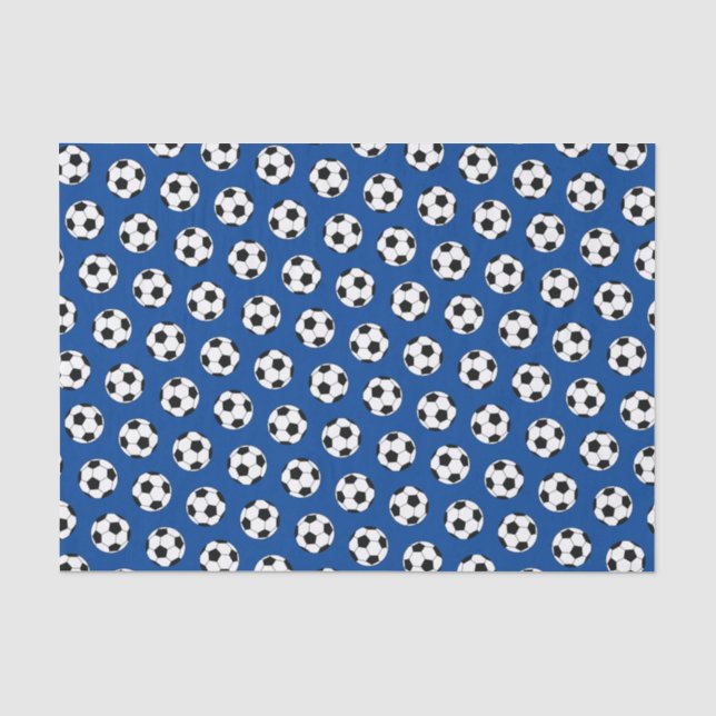 Soccer Sports Birthday Party Tissue Paper (Front)