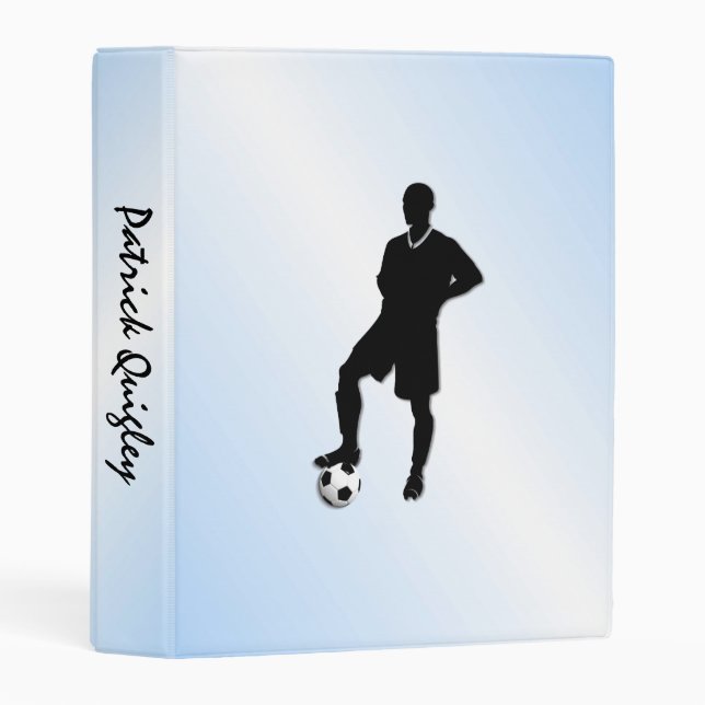 Soccer Sports Design Mini Binder (Front/Spine)