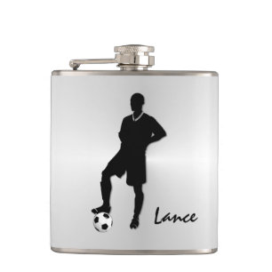Soccer  / Sports Design Personal Flask