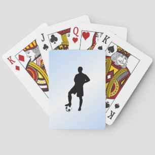 Soccer Sports Design Poker Cards