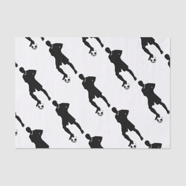 Soccer  / Sports Design Tissue Paper (Front)