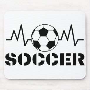 Soccer sports mouse pad