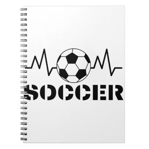 Soccer sports notebook