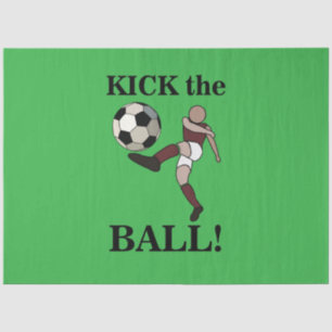 Soccer Sports Player Coach Birthday Tissue Paper