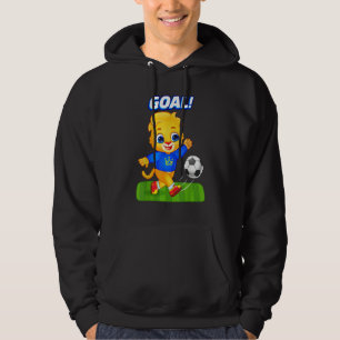 Soccer Sports Player Lucas Playing Soccer Hoodie